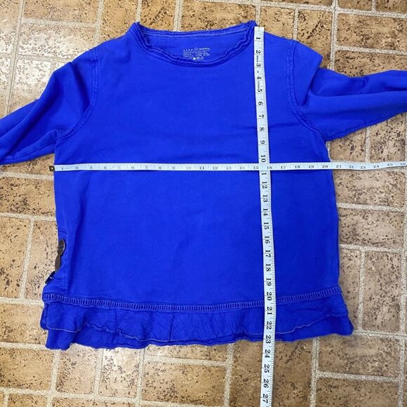 Neon Buddha Royal Blue Button Top - Picture 12 of 12